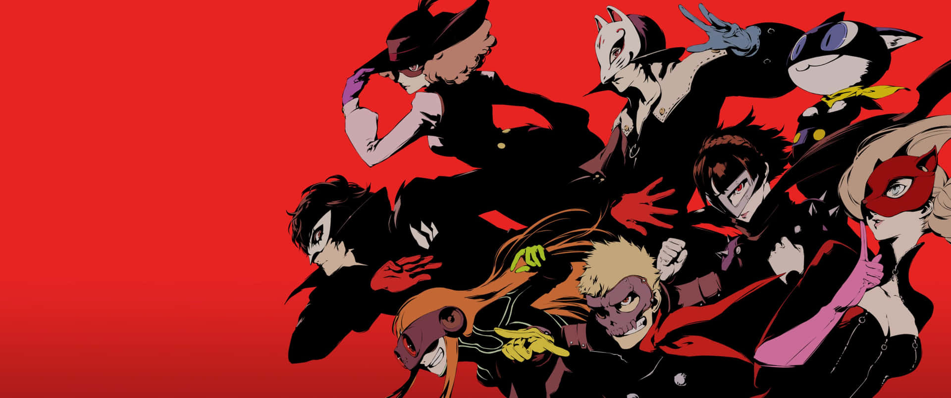 Joker from Persona 5 takes on a daring mission. Wallpaper