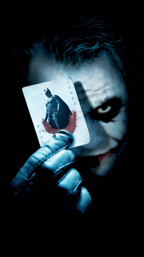 Jokertelefon Batman-kort. Wallpaper