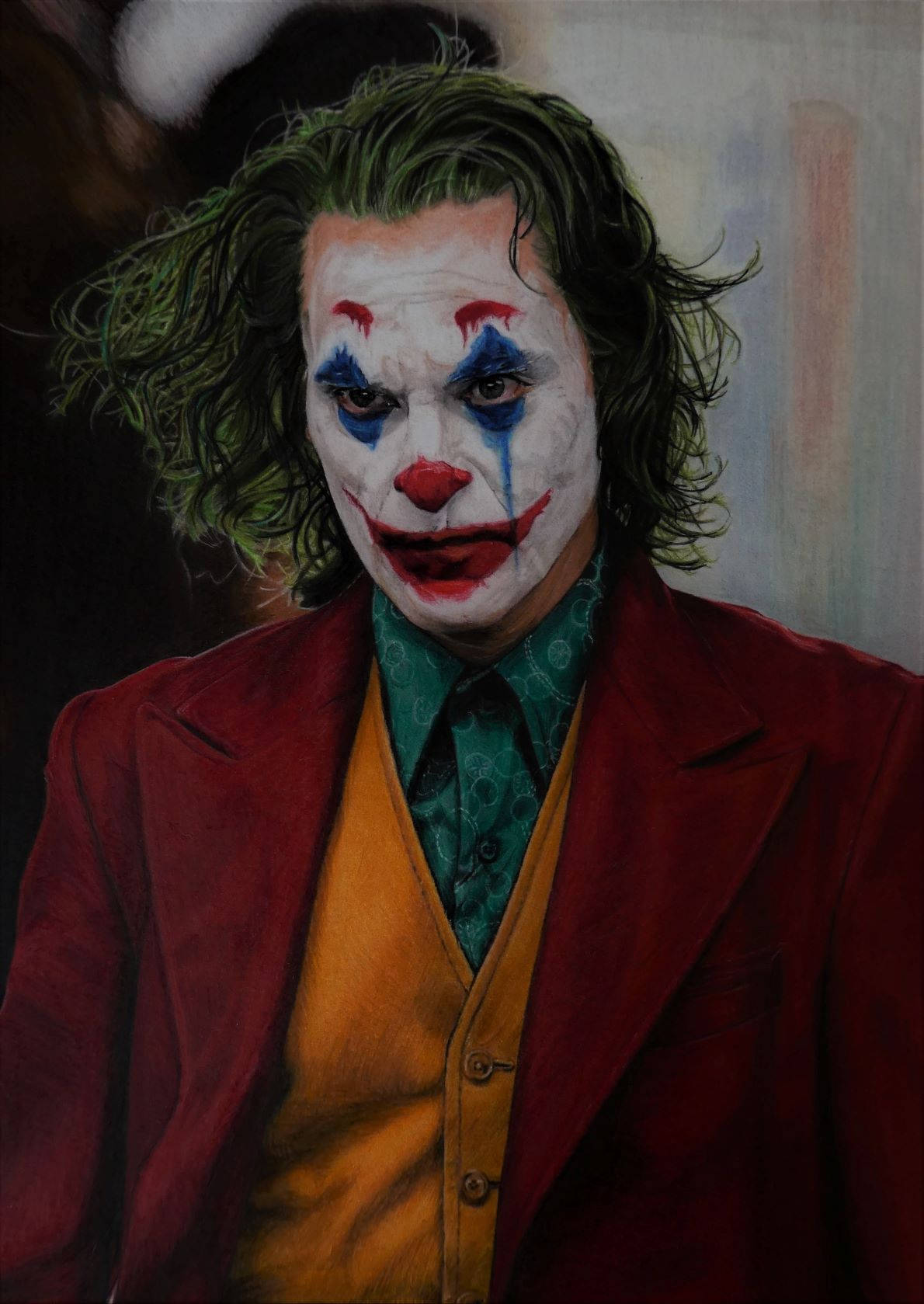 Jokerhandy Im Roten Anzug. Wallpaper
