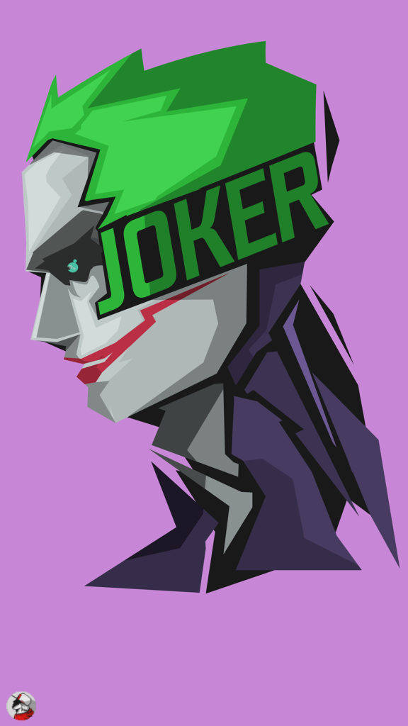 Jokertelefon Vektor Kunst Wallpaper