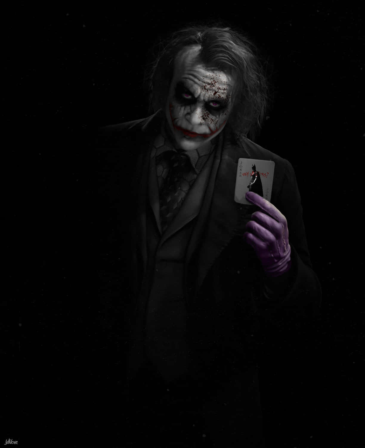 “The Joker spreading chaos and mayhem”