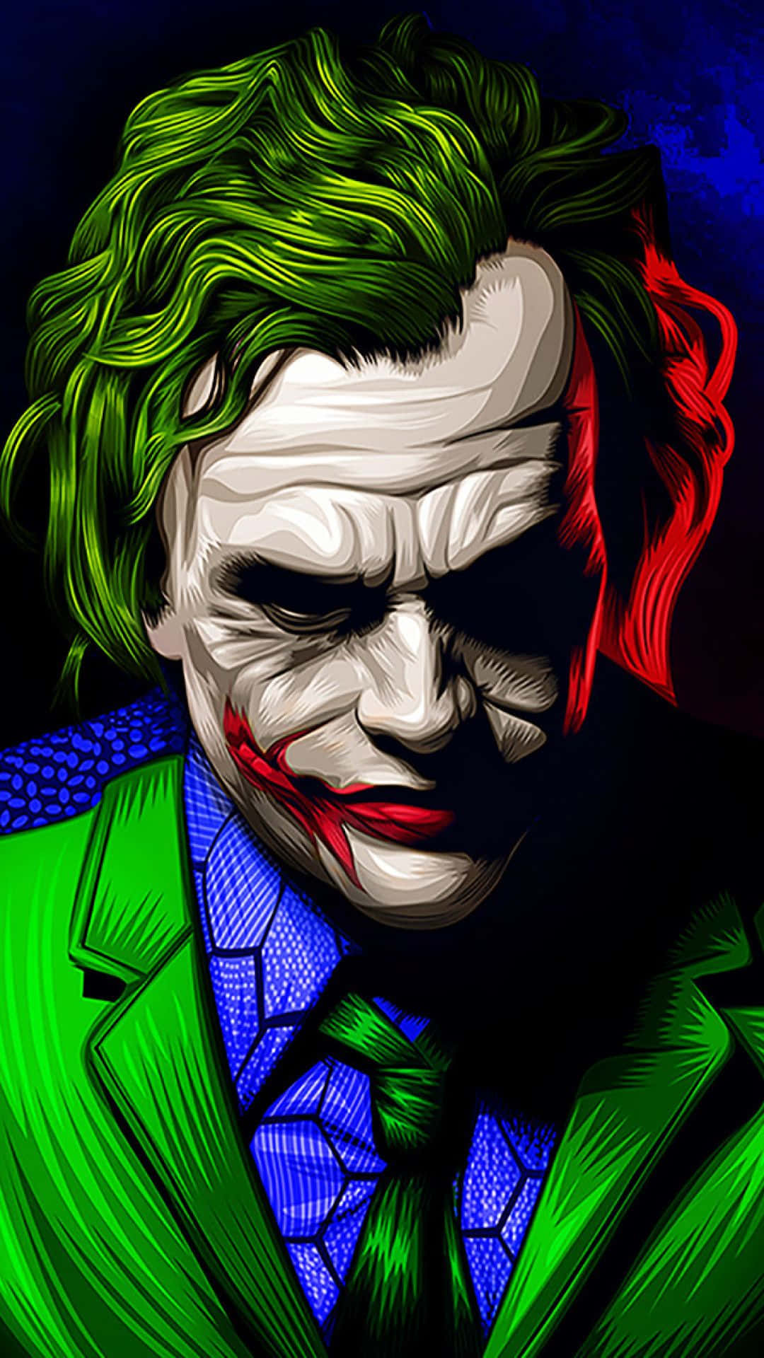 Den Ikoniska Joker Karaktären Gör En Bra Bakgrundsbild För Fans Av Batman-franchisen.