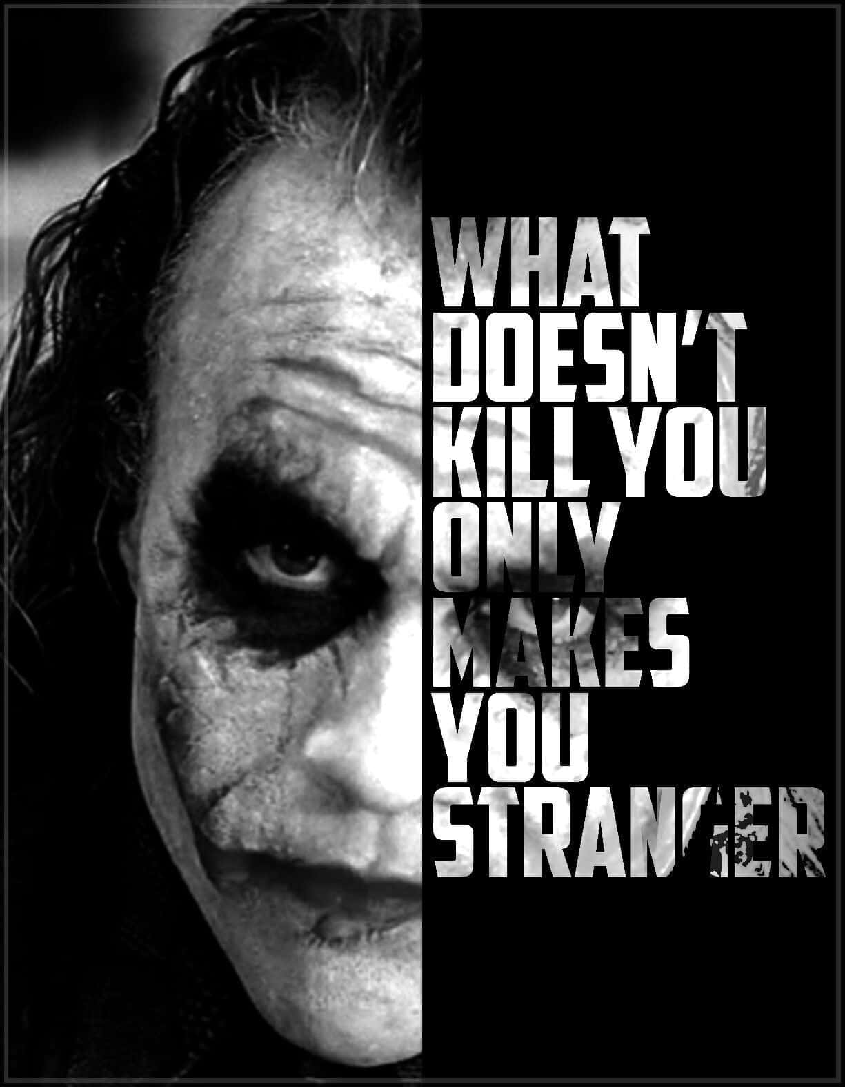 Joker Quotes - A Smile That Hides The Darkness Wallpaper