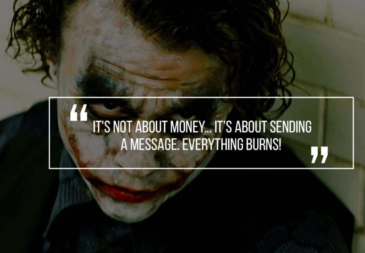 Joker Quotes 1278 X 885 Wallpaper Wallpaper