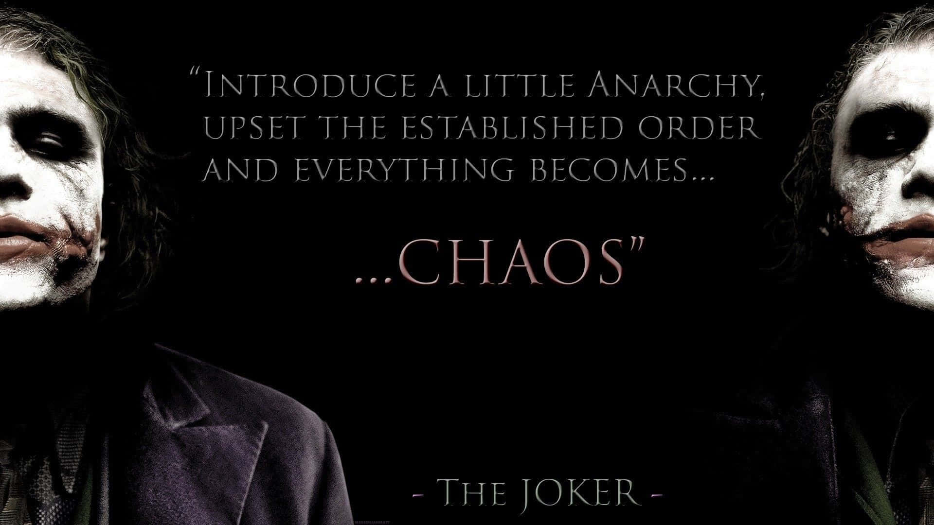The Joker - A Wild Smile of Madness Wallpaper