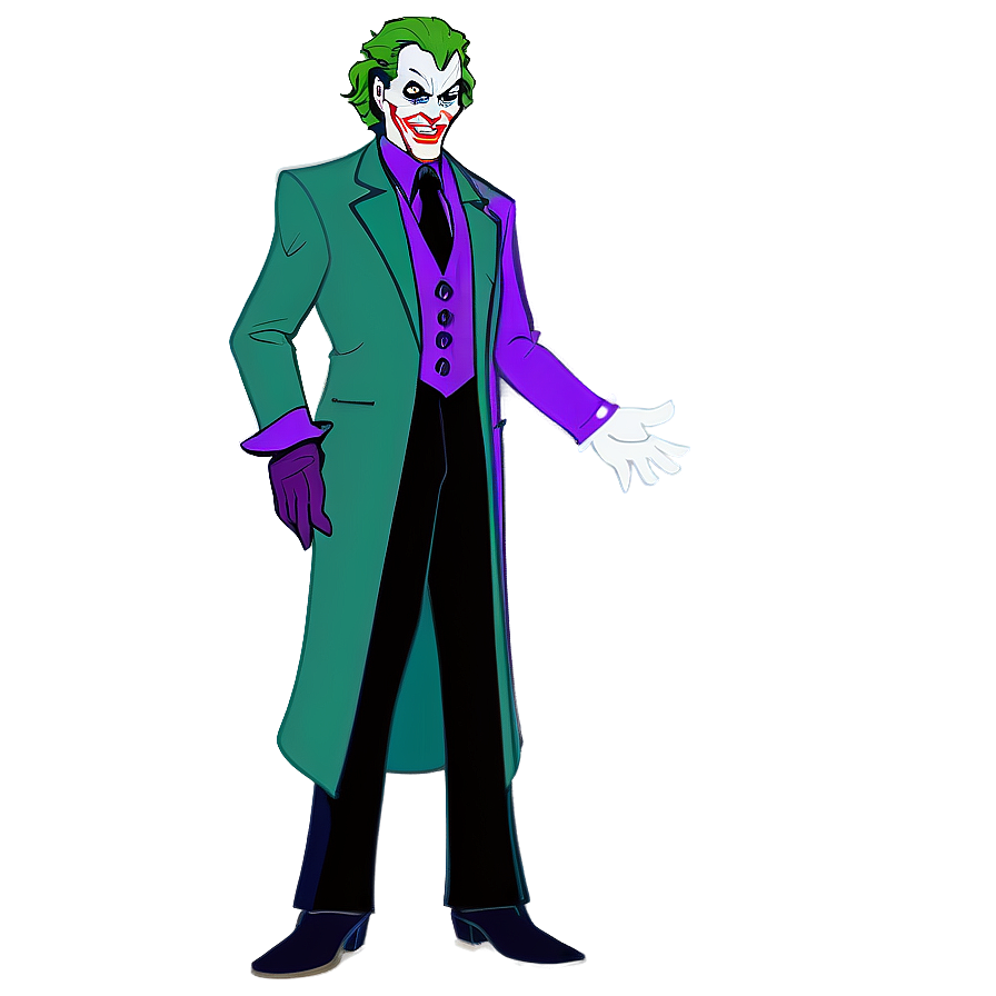 Download Joker's Animated Series Look Png Wkf20 | Wallpapers.com