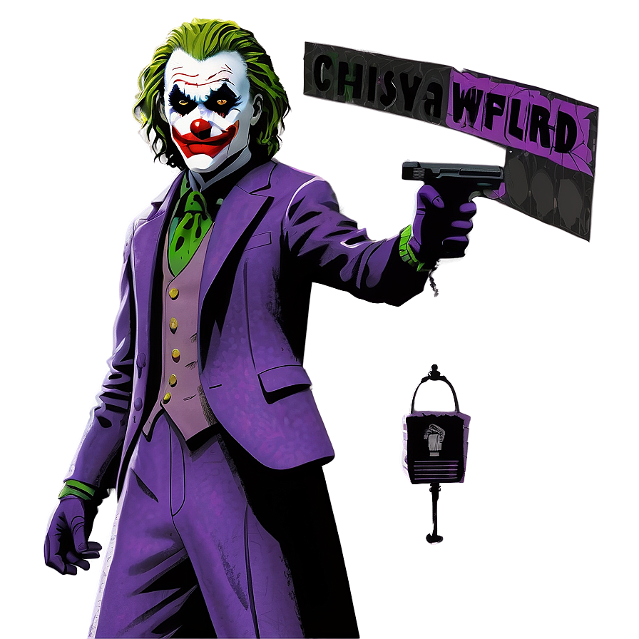 Joker's Chaotic World Png 57 PNG