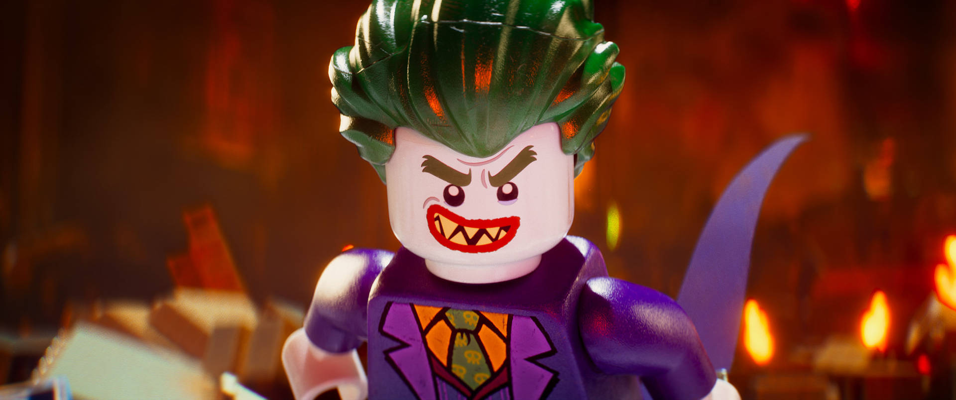 Joker's Portrait From The Lego Batman Movie Wallpaper