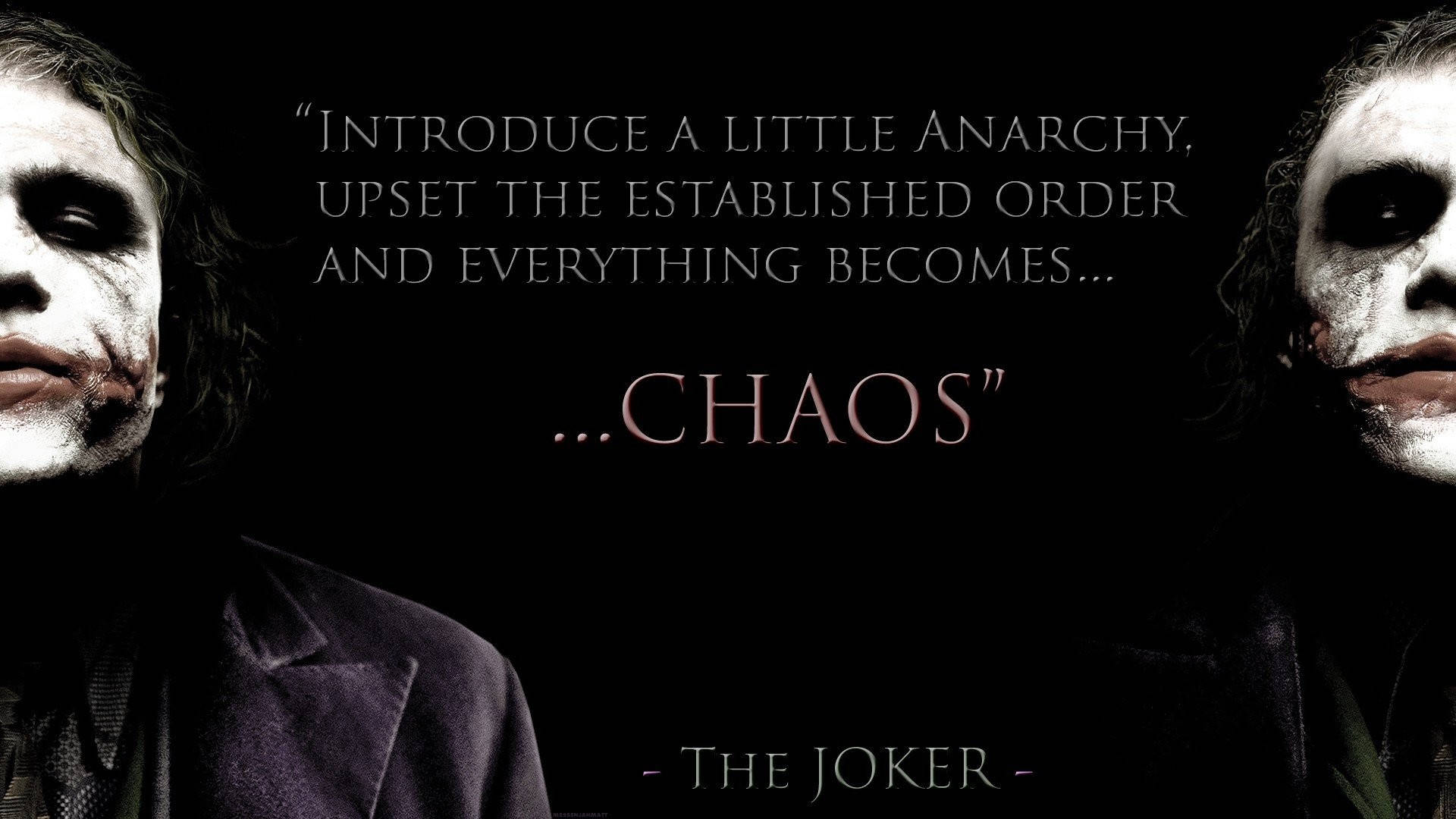 Download Joker's Quotes From Batman Wallpaper 