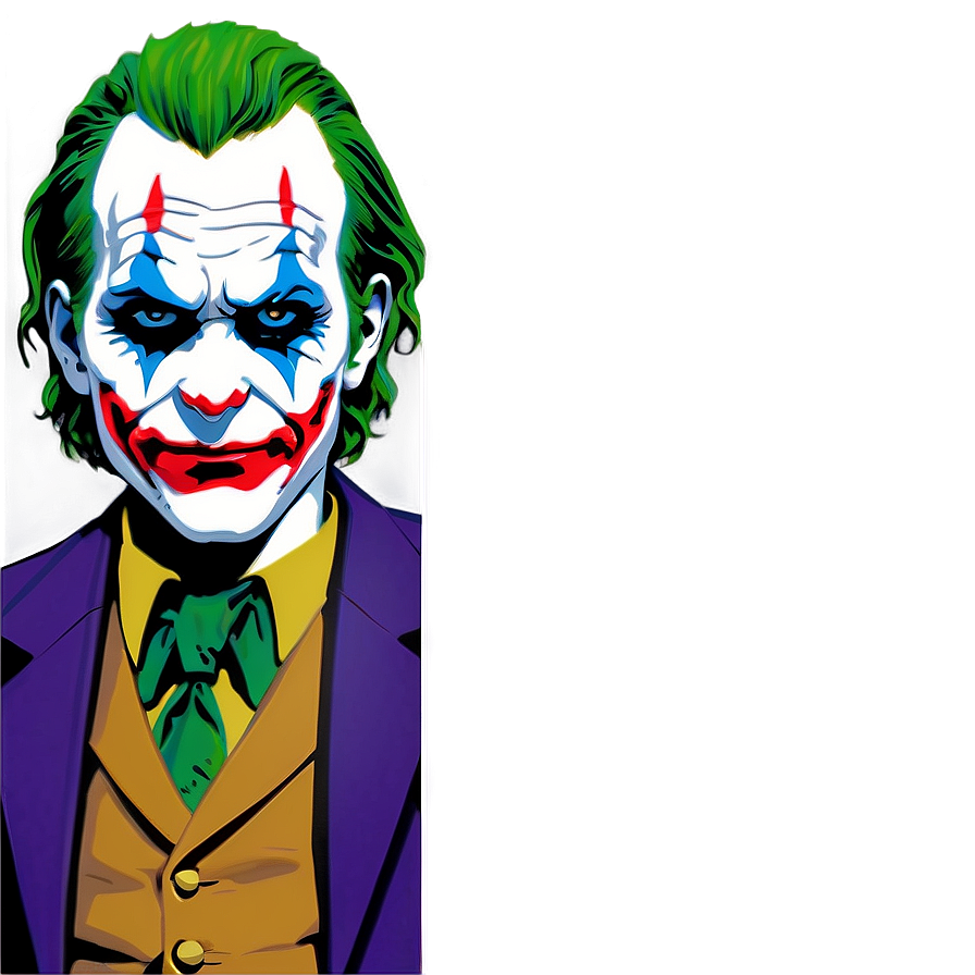 Joker's Scheming Face Png 22 PNG