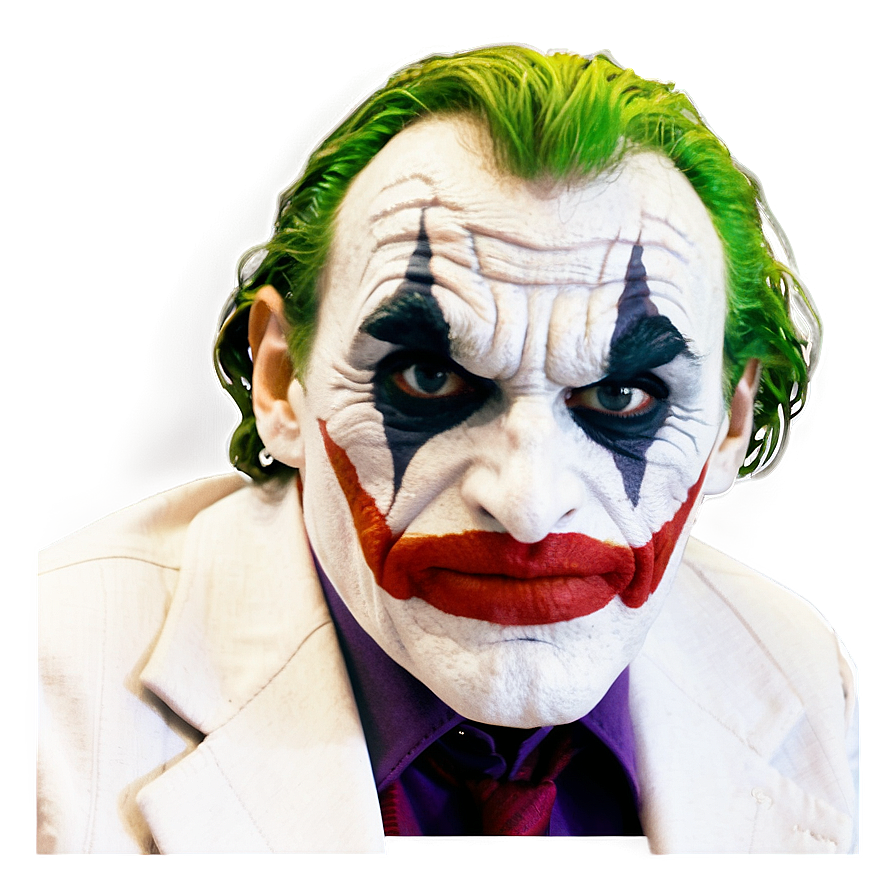 Joker's Scheming Face Png Oge PNG