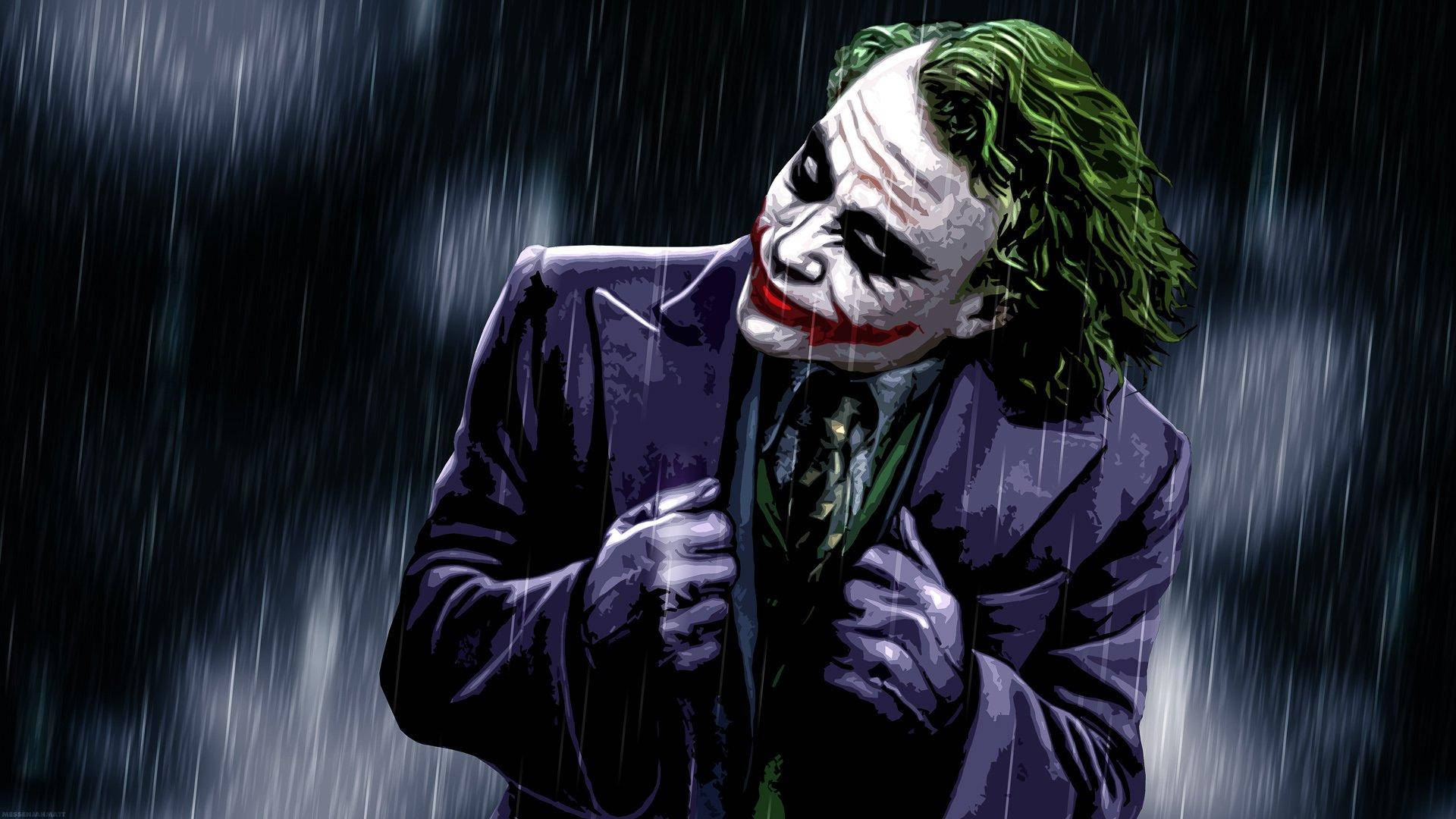 Joker Under Rain 4k Ultra Hd Wallpaper