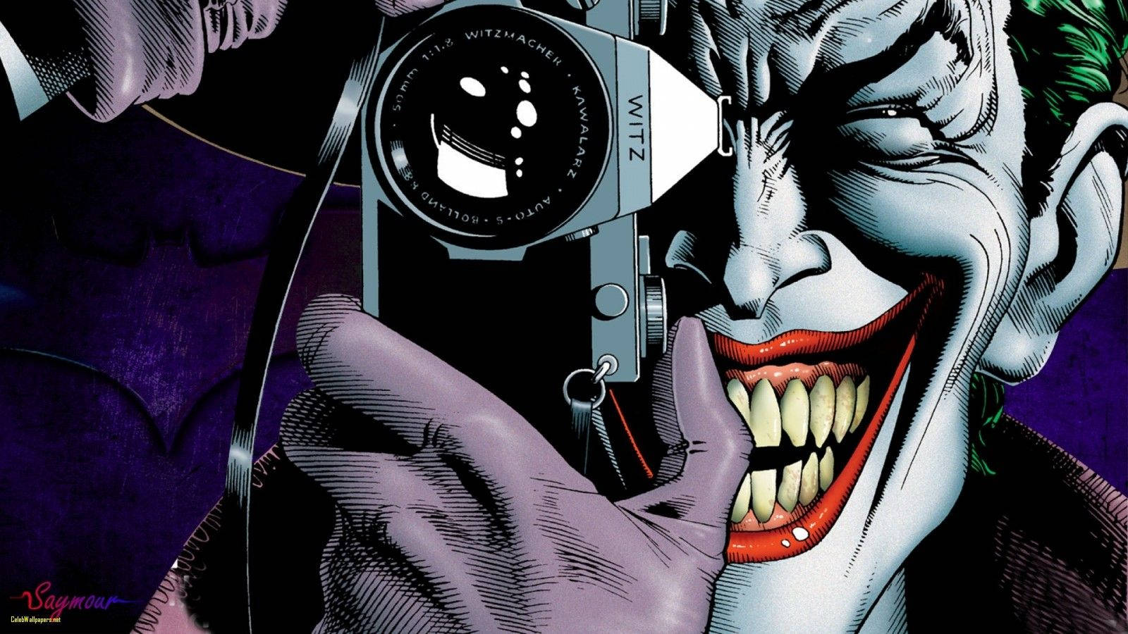 Joker With A Camera Wallpaper