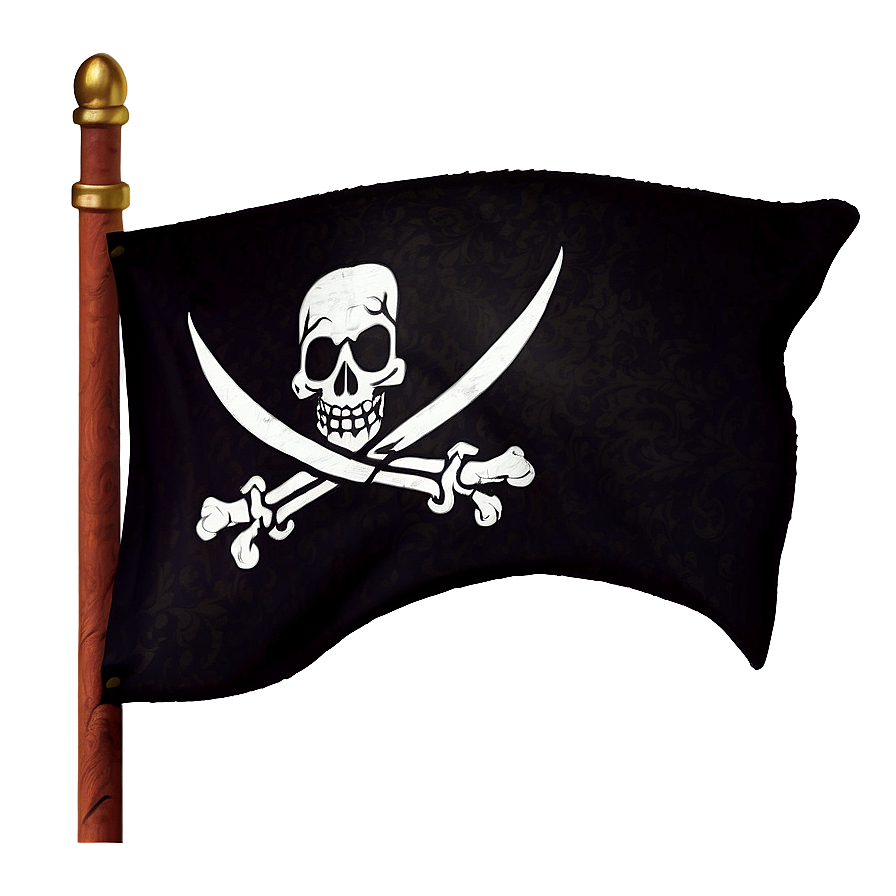 Jolly Roger Pirate Flag Png Bsg PNG