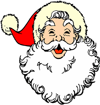 Download Jolly Santa Claus Cartoon | Wallpapers.com