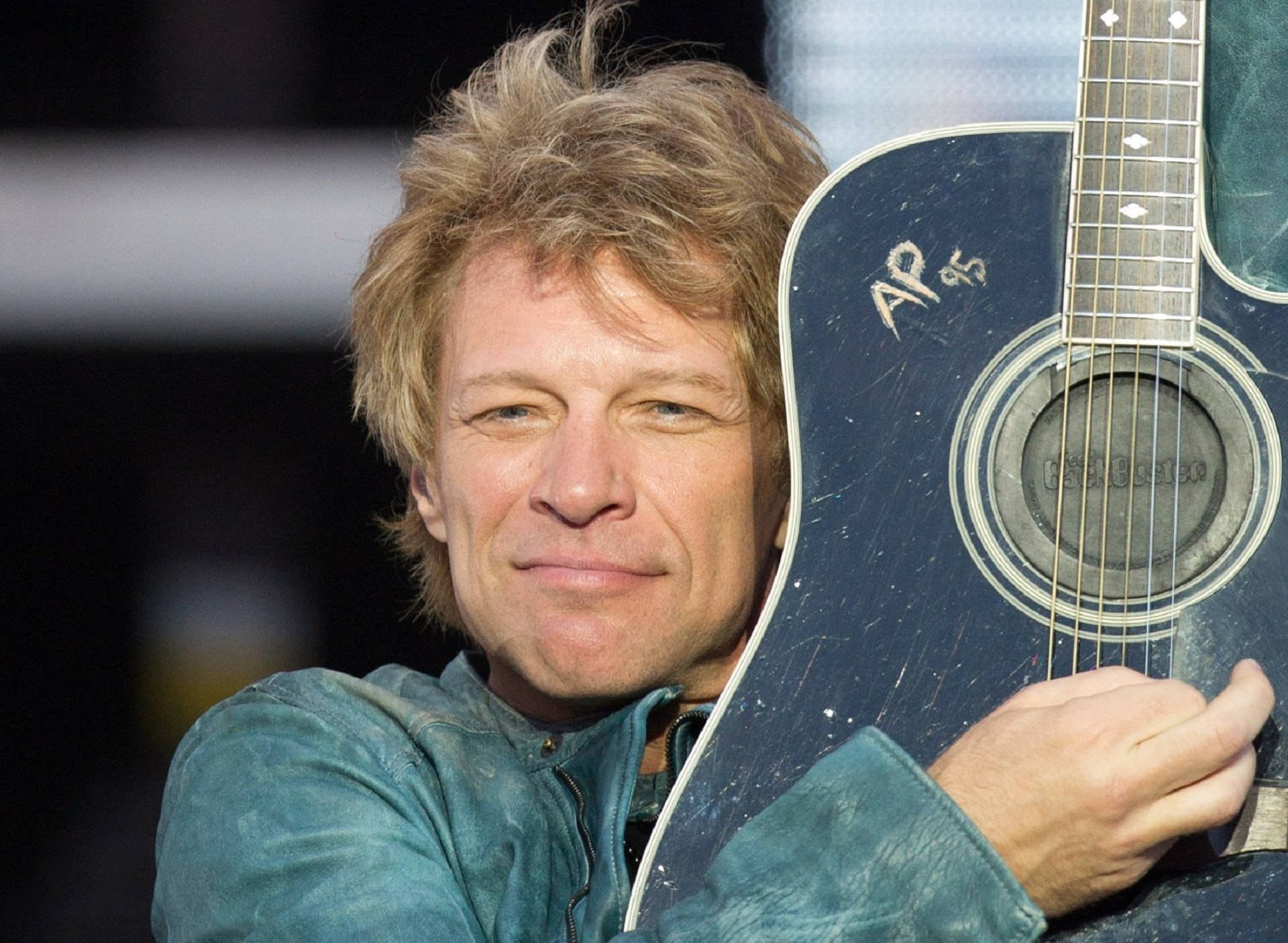 Jon Bon Jovi Fordi Vi Kan I Tyskland tapet. Wallpaper