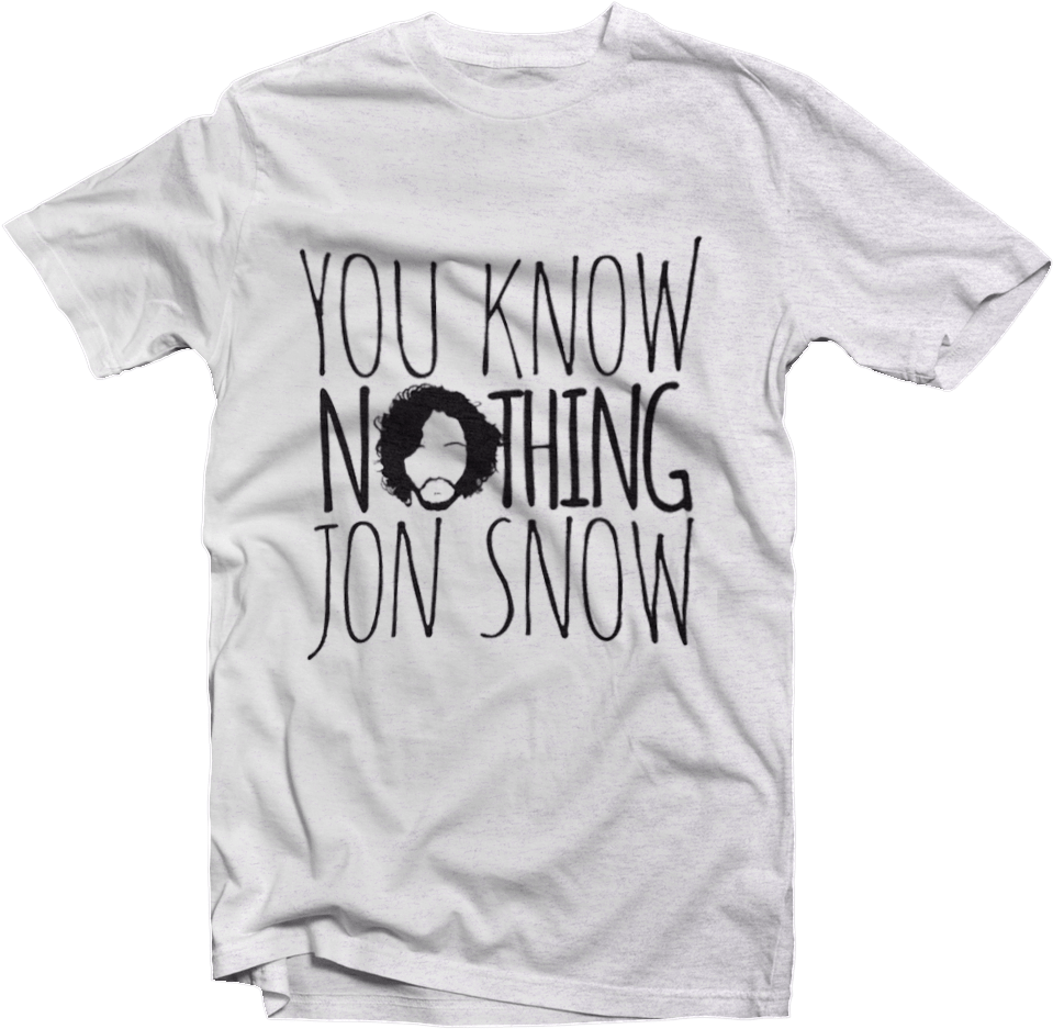 Jon Snow Quote T Shirt Design PNG