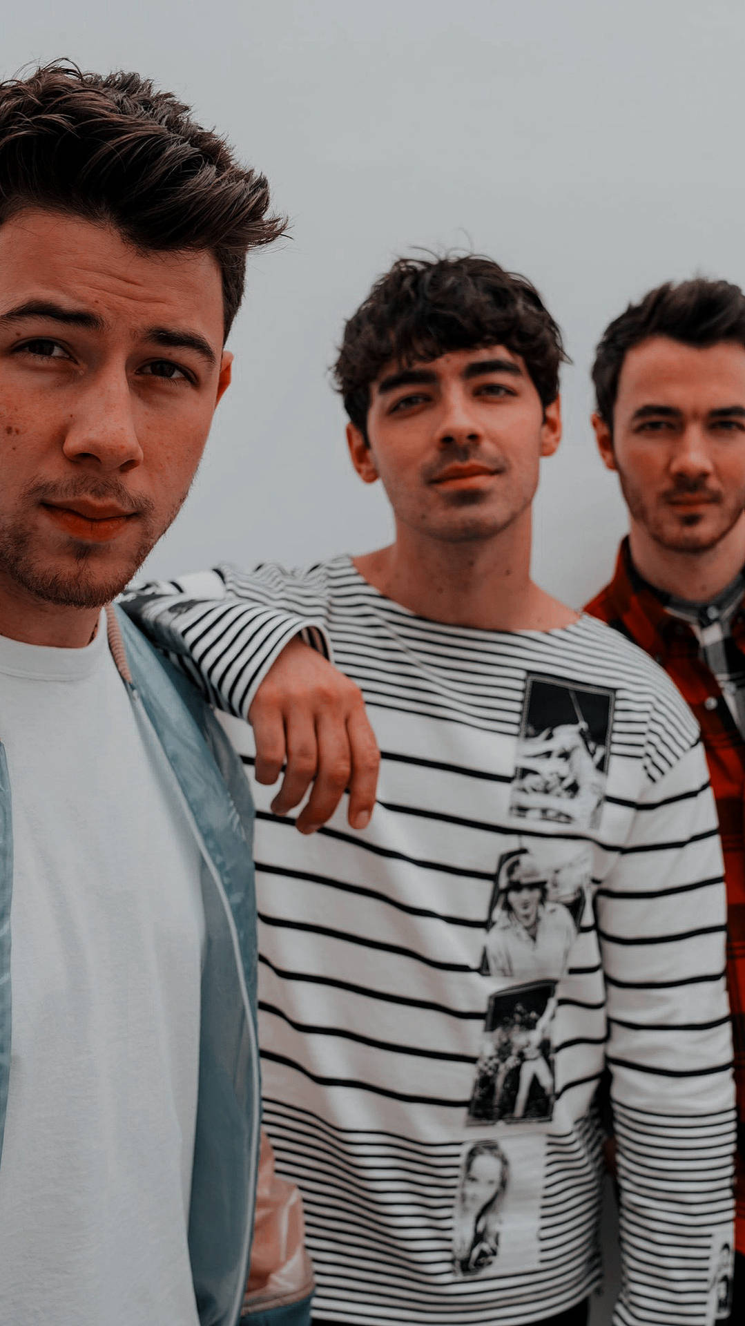 Jonas Brothers Selfie Photo Wallpaper