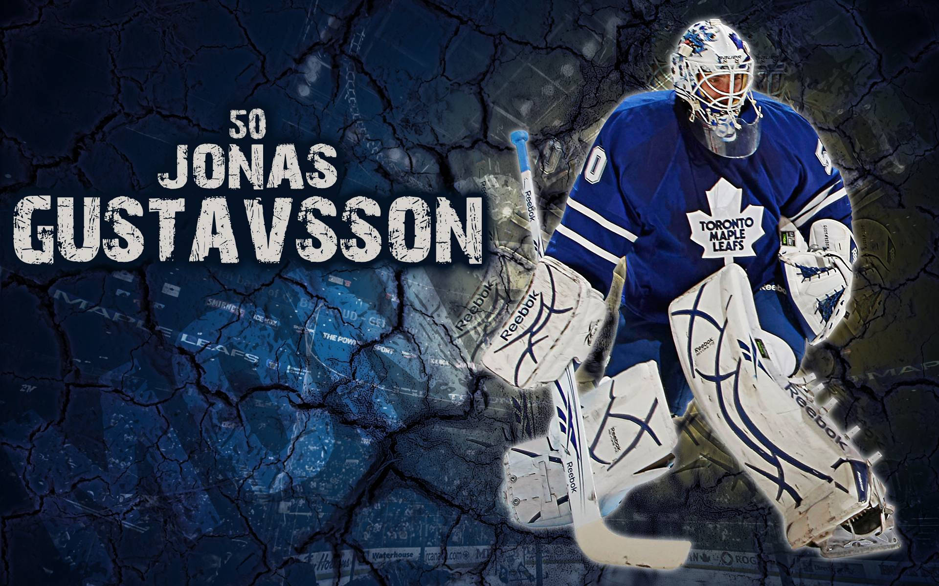 Jonas Gustavsson Toronto Maple Leafs Wallpaper