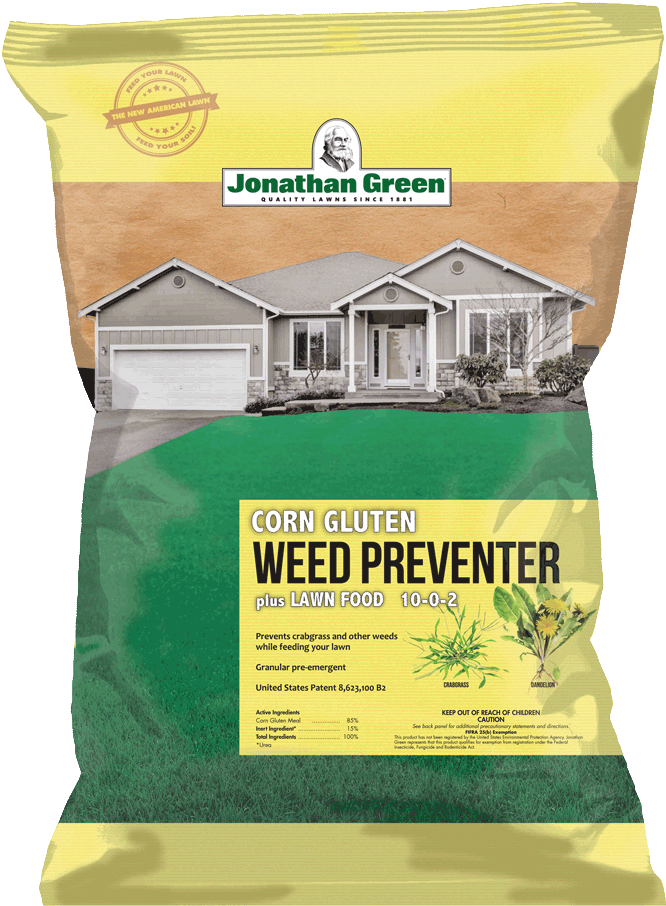 Jonathan Green Corn Gluten Weed Preventer Lawn Food Bag PNG
