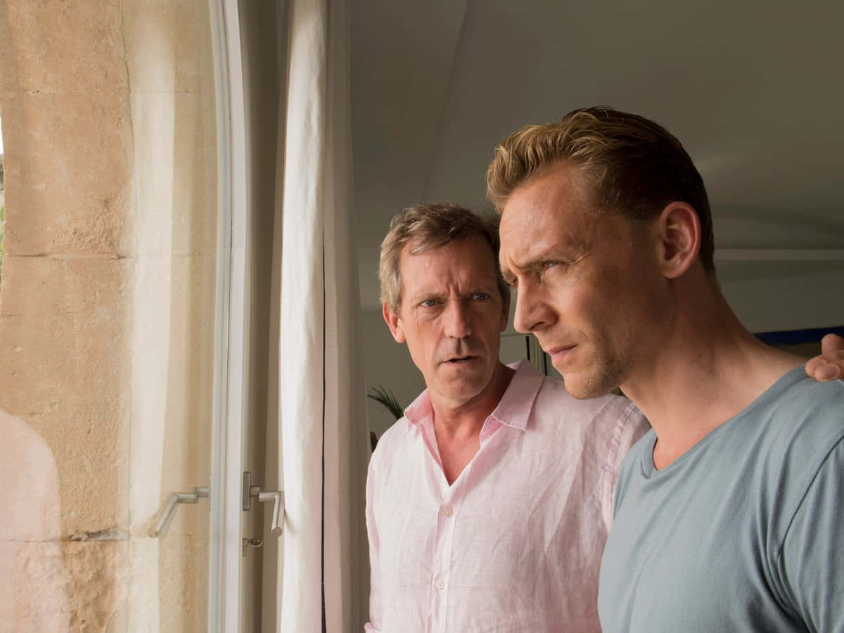 Jonathan Pine And Richard Roper In The Night Manager Series Wallpaper