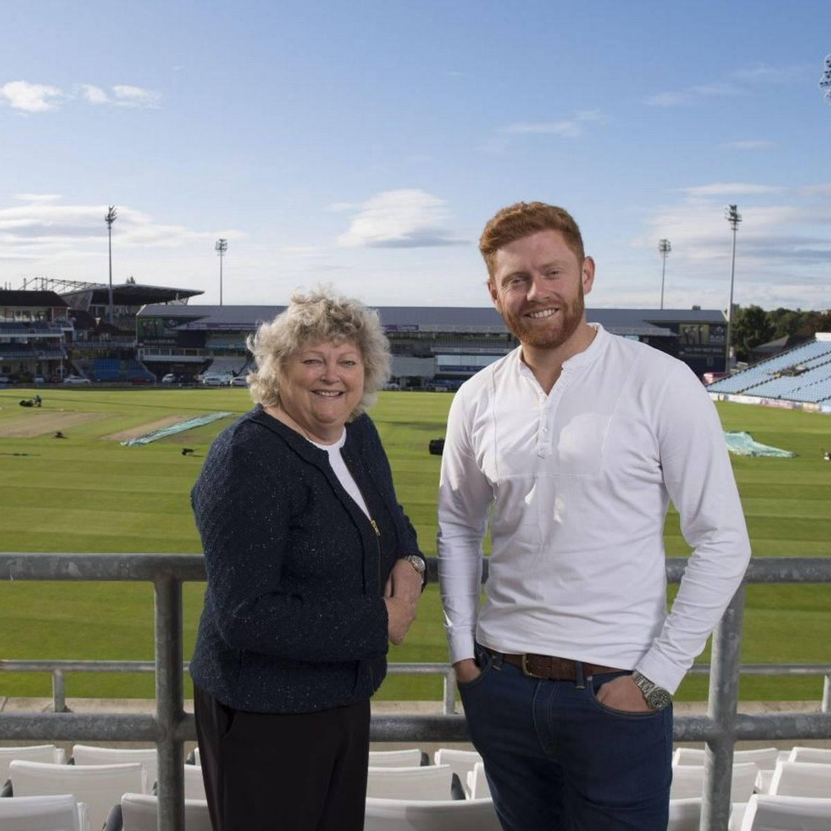 Jonny Bairstow And His Mother Wallpaper
