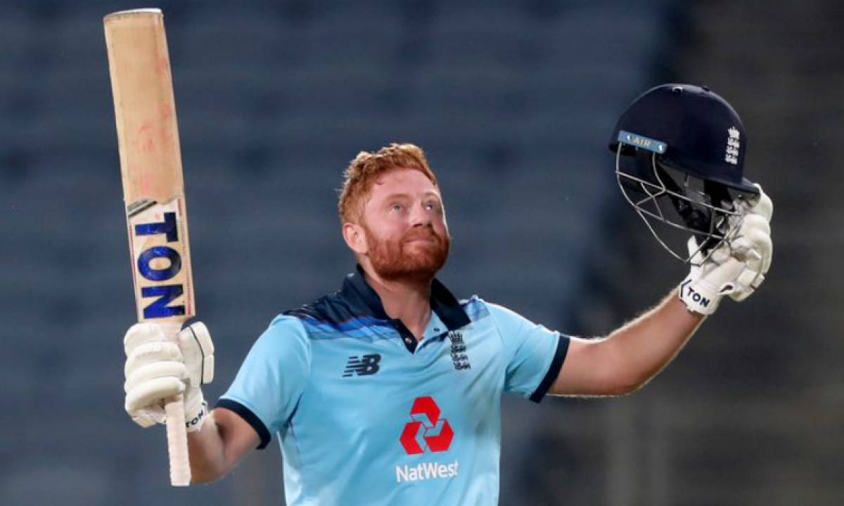 Jonny Bairstow In Action: Ready to Hit the Ball Wallpaper