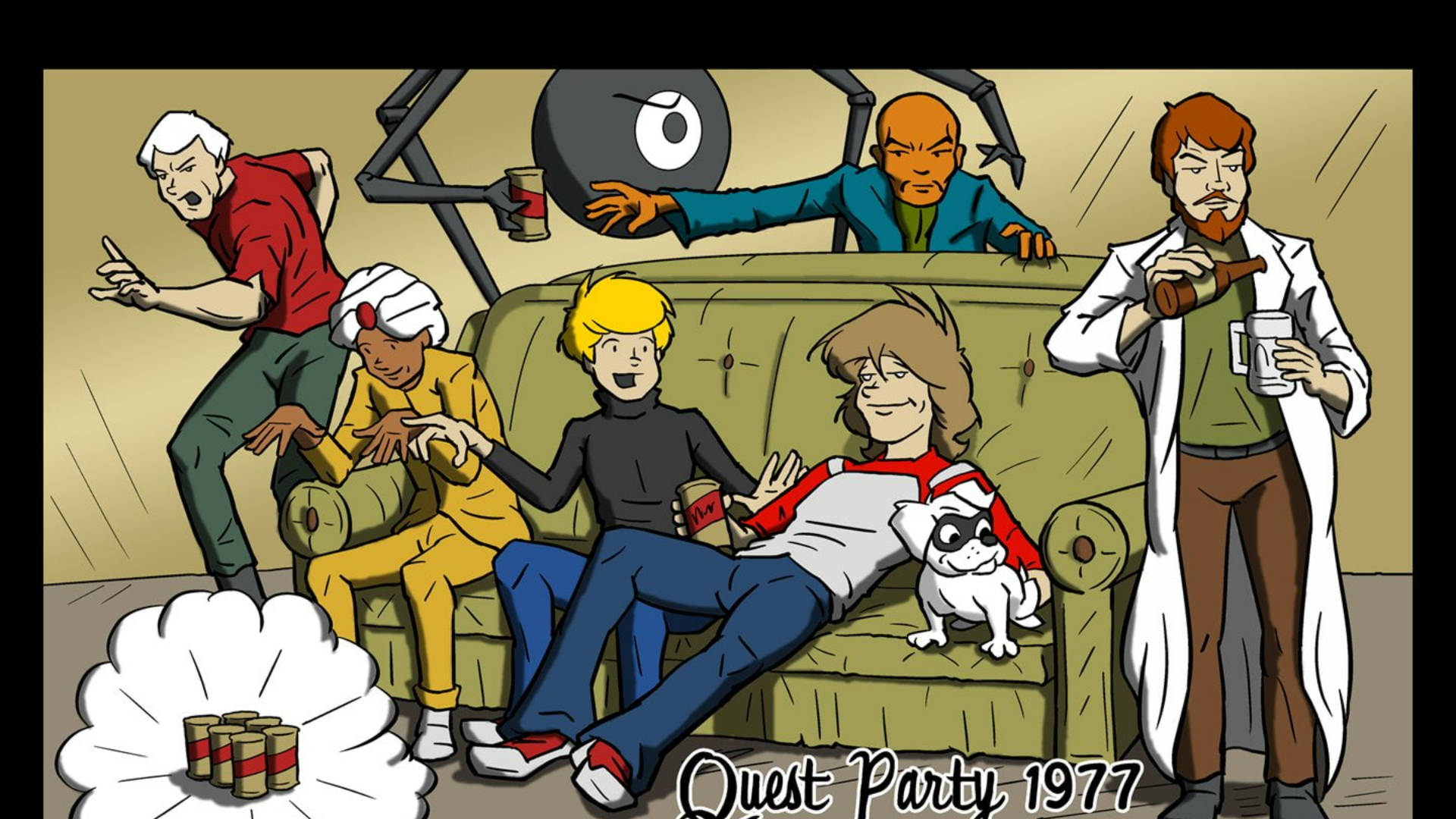 Jonny Quest Party 1977 Wallpaper