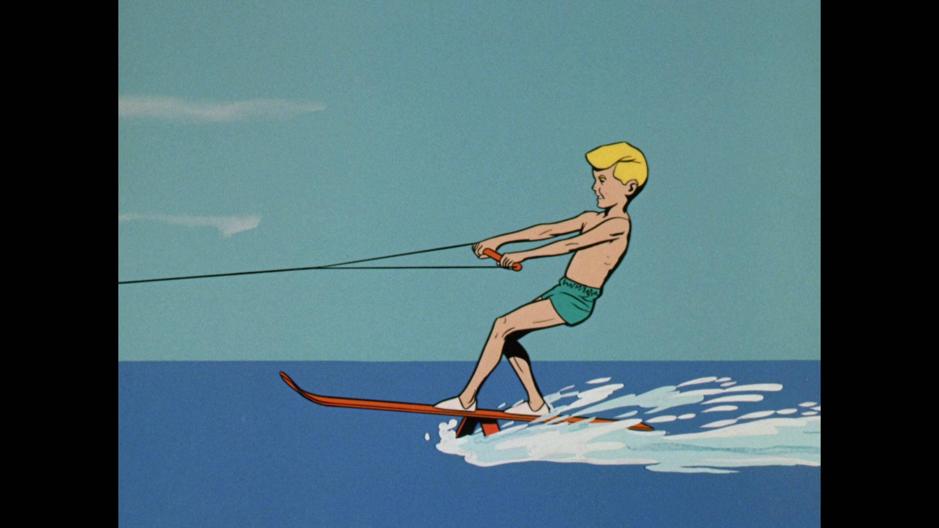Jonny Quest Riding Surfboard Wallpaper