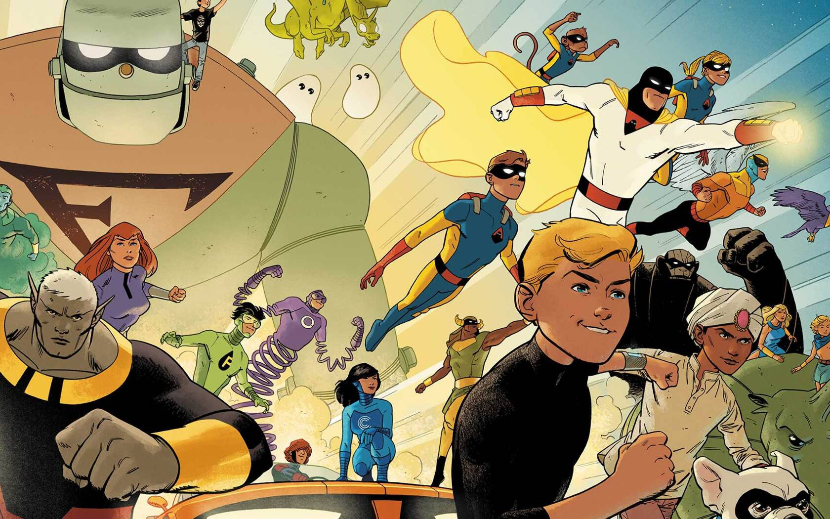 Jonny Quest Superhero Buddies Wallpaper