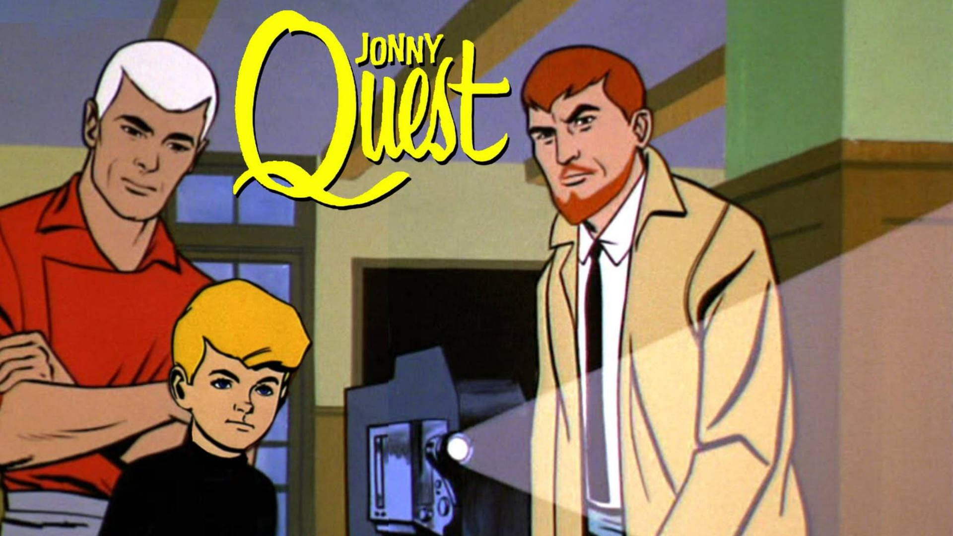 Jonny Quest With Father Filming Wallpaper