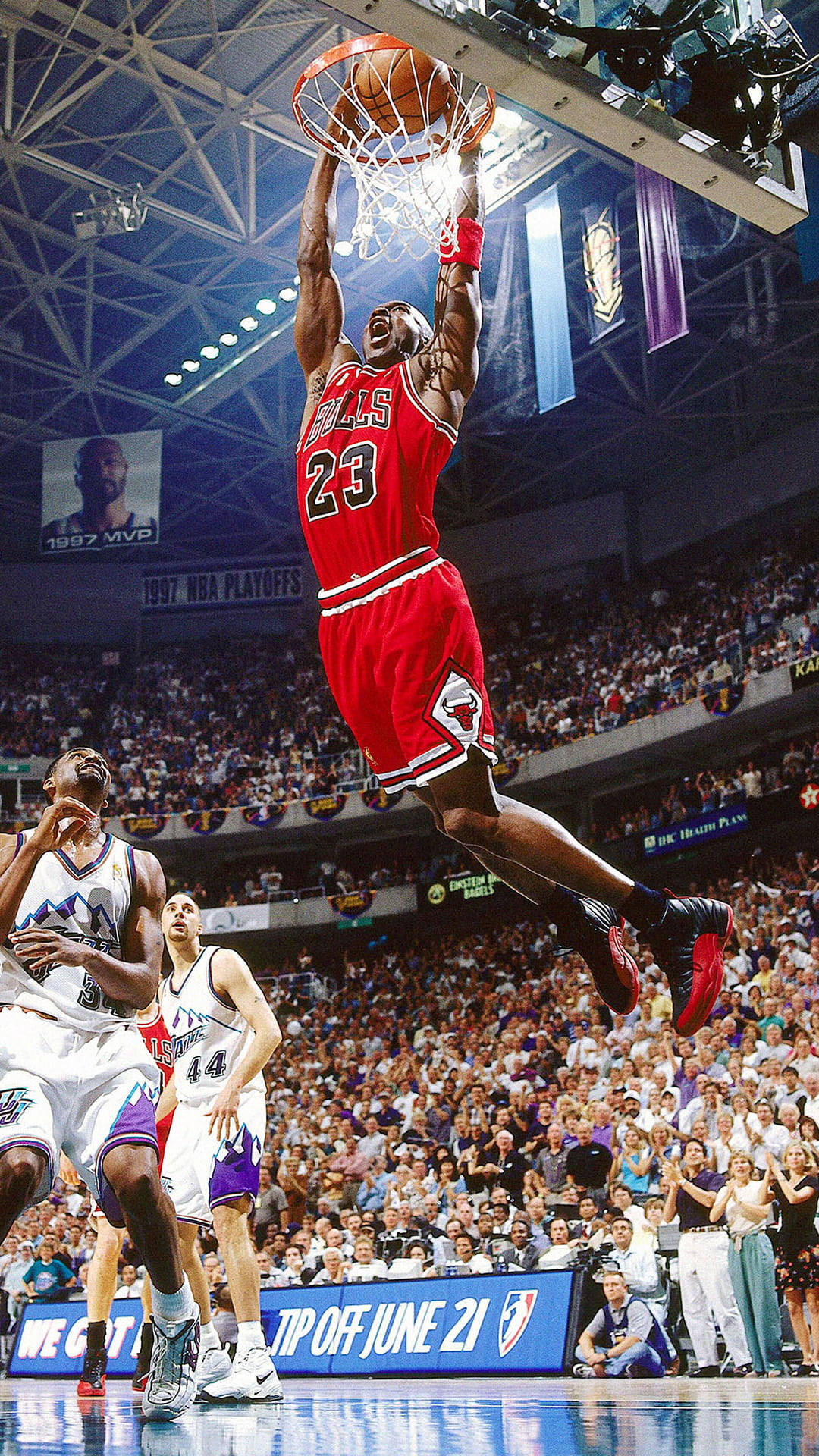 Denlegendariske Basketspelaren Michael Jordan Leder Jordan Brand. Wallpaper