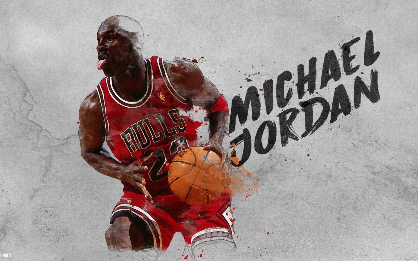 Jordanbasketball – Beherrsche Den Platz Wallpaper