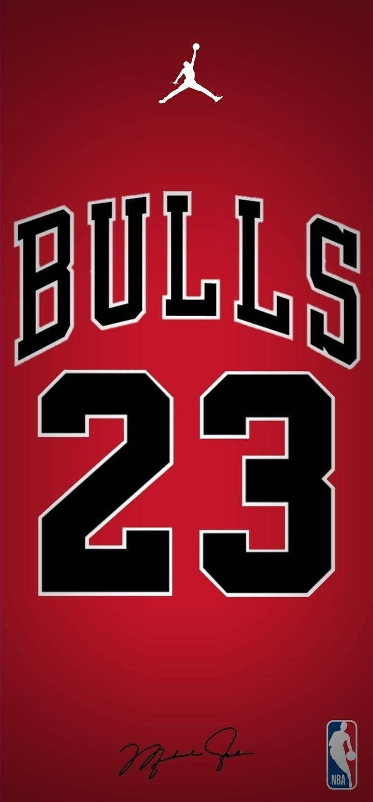 Nikechicago Bulls Tröja Nummer 23 Wallpaper