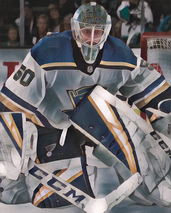 Jordan Binnington, star goaltender of the NHL Wallpaper