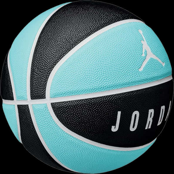 Jordan Brand Basketball Turquoise Black PNG