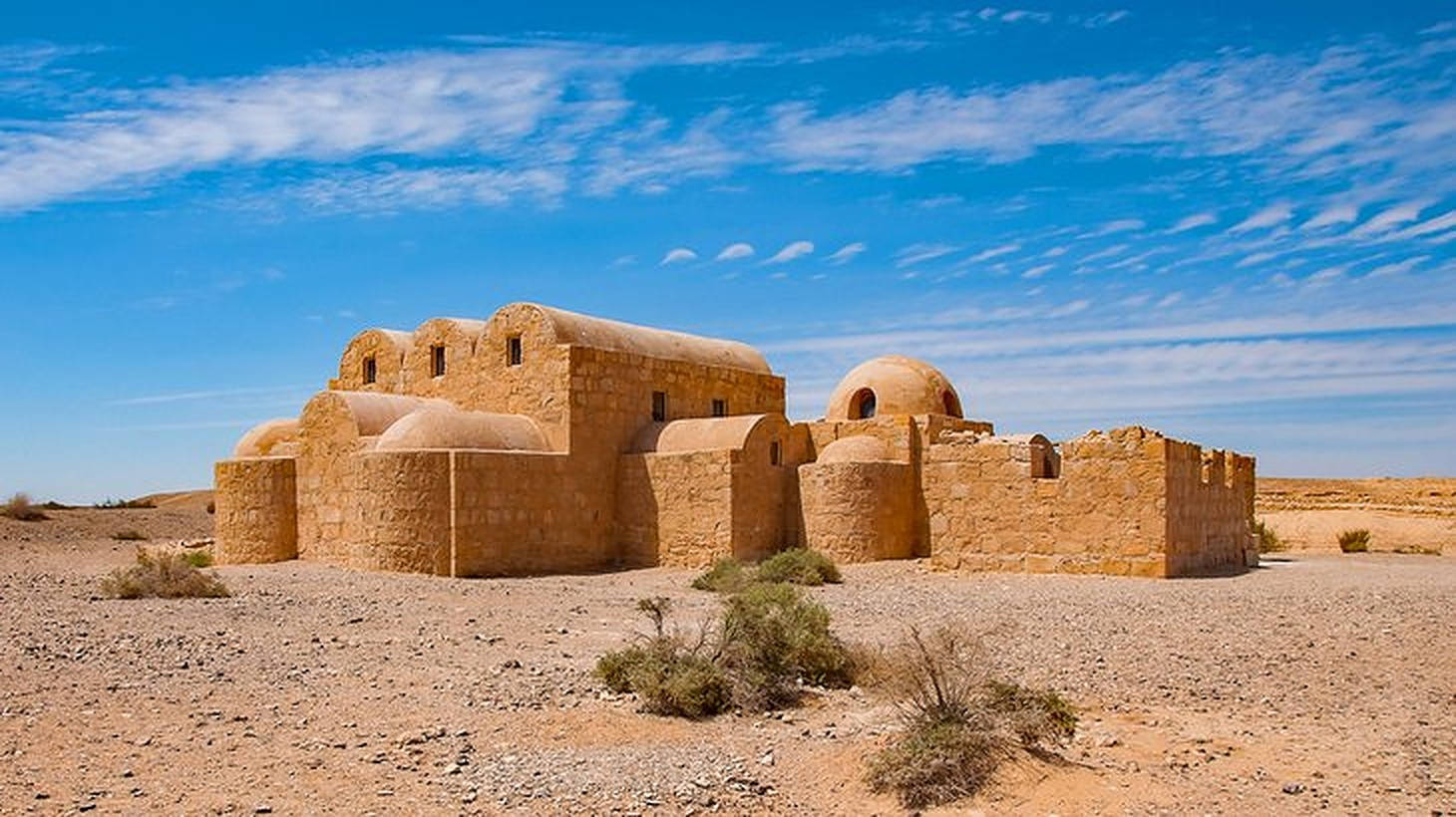 Castillodel Desierto De Jordania. Fondo de pantalla