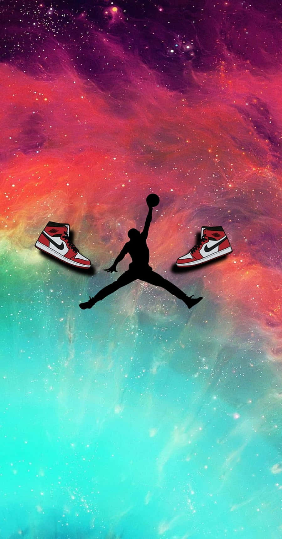 Nike Air Jordan Galaxy Sfondo