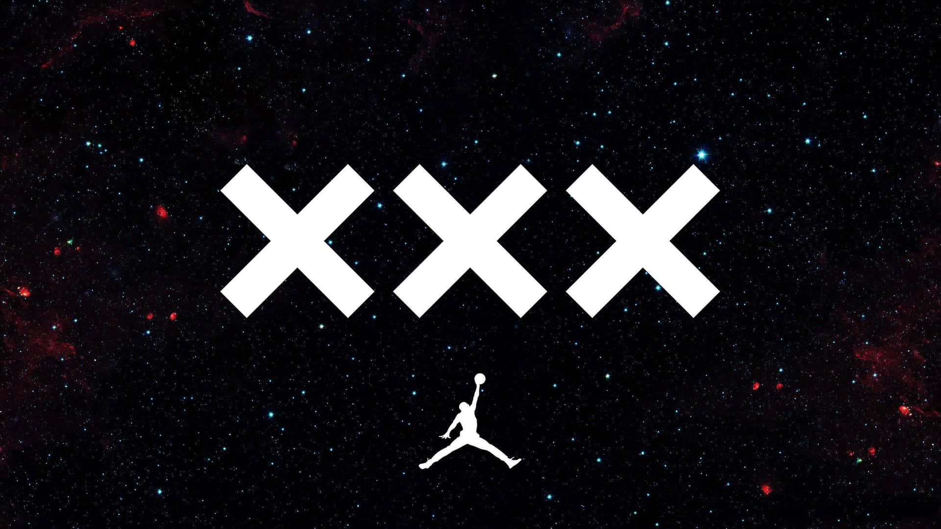 Jordan Galaxy With Three X Wallpaper