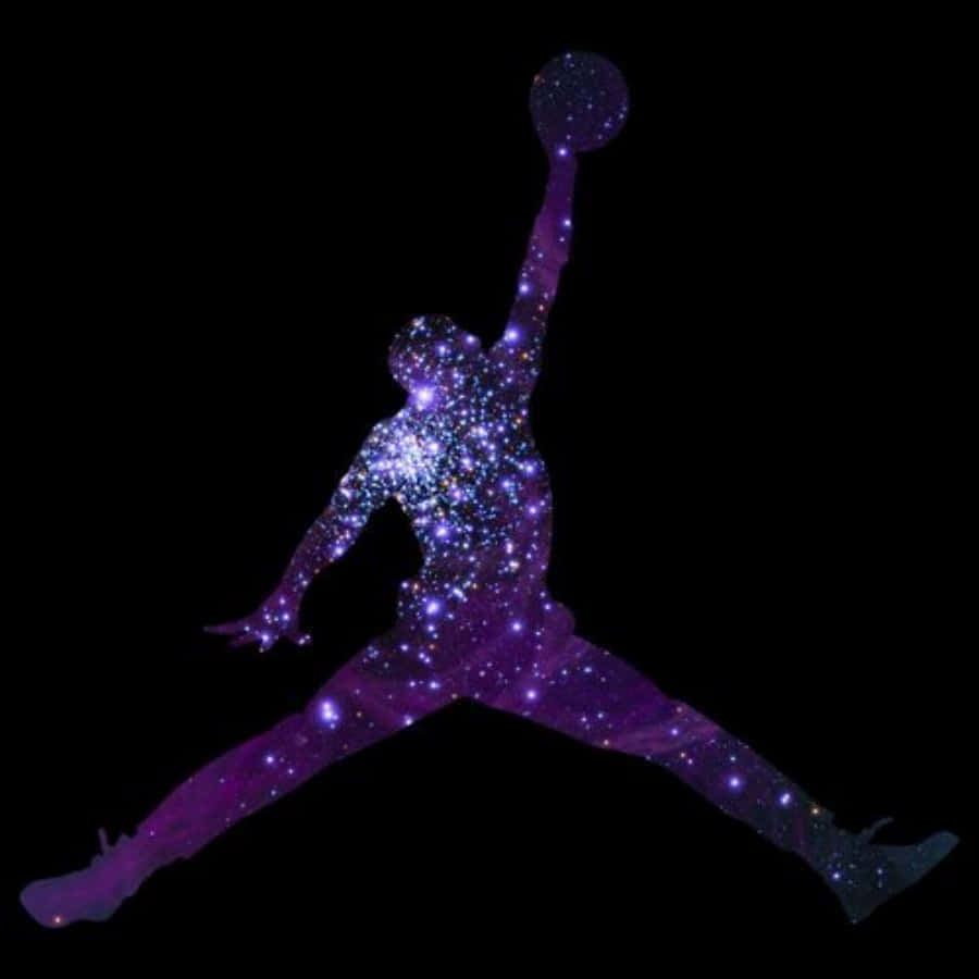 Jordan Galaxy Purple Space And Stars Wallpaper