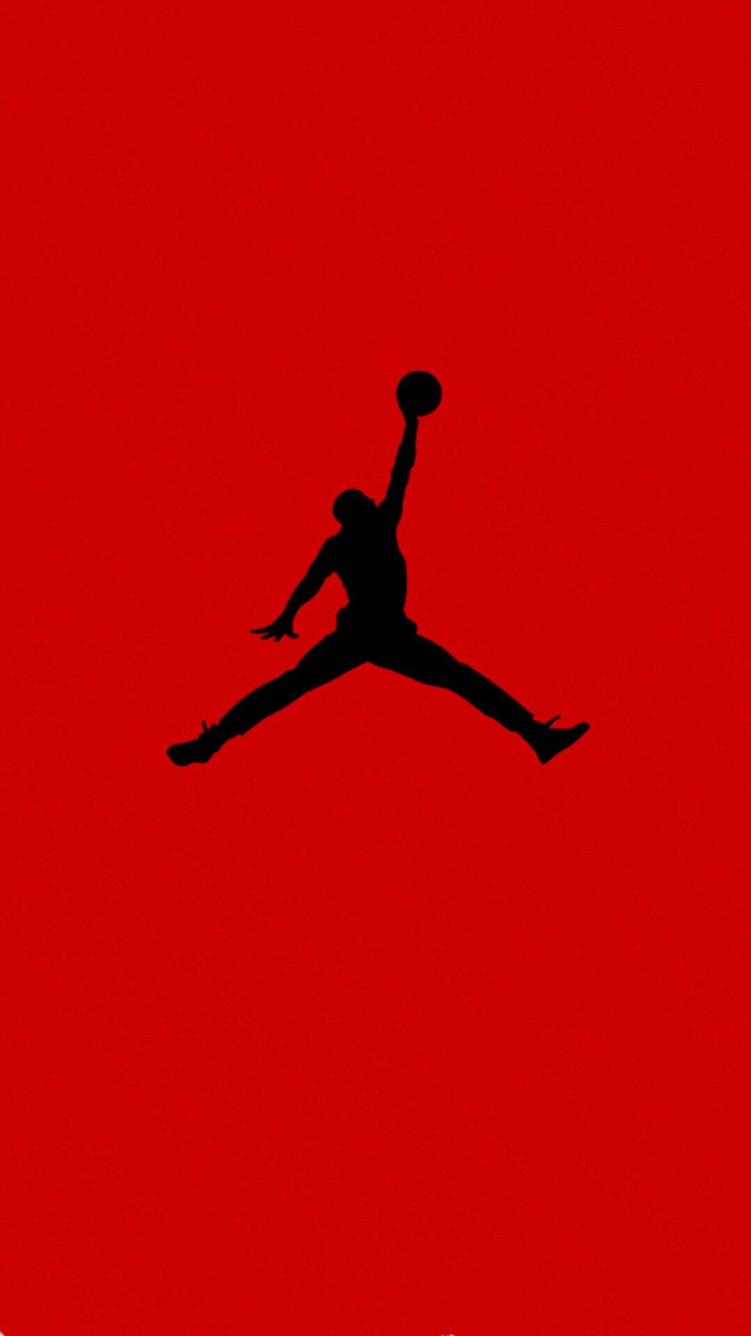 Jordan Logo Classic Black Red Colorway Wallpaper