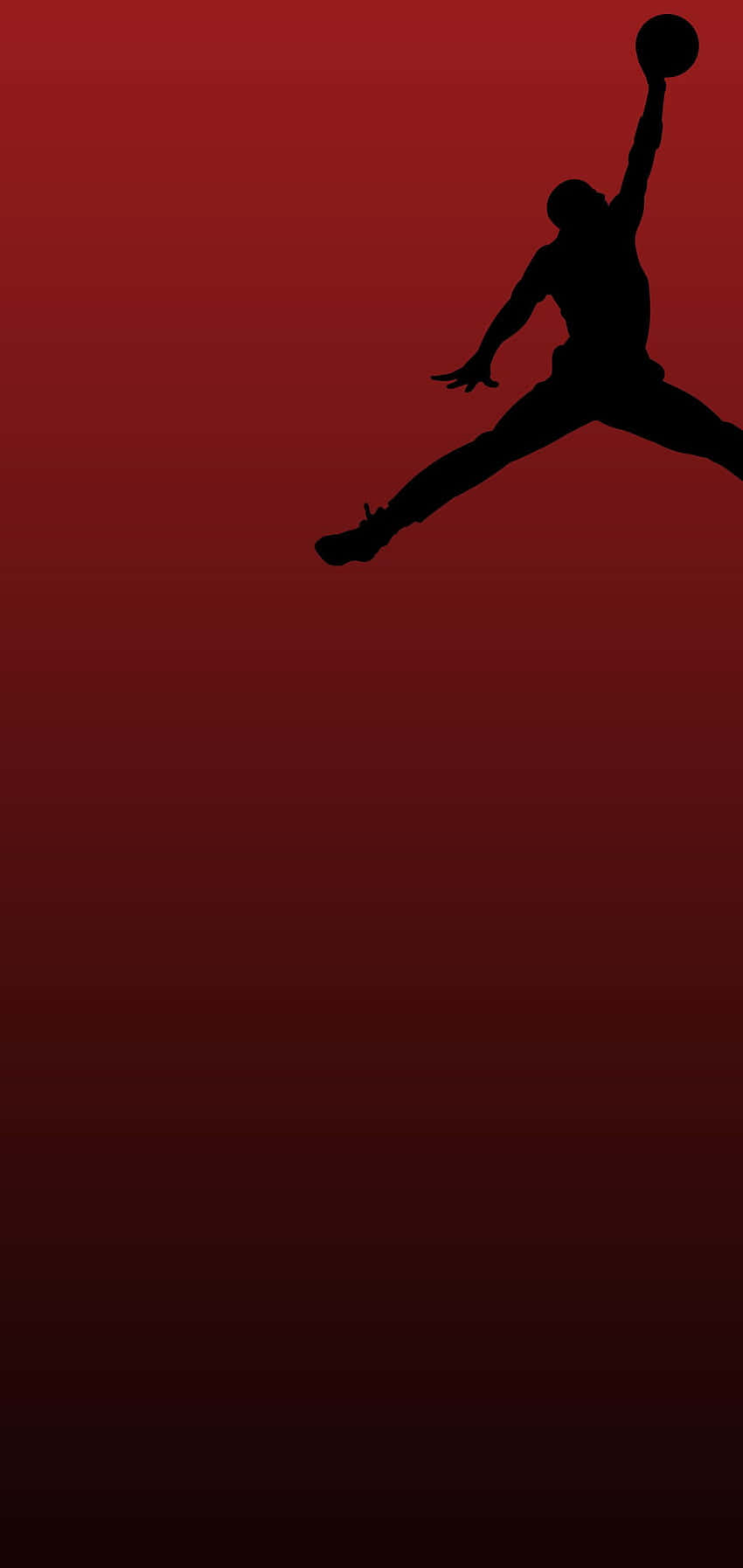 Show off your love for the iconic Jordan Logo with this modern phone Wallpaper