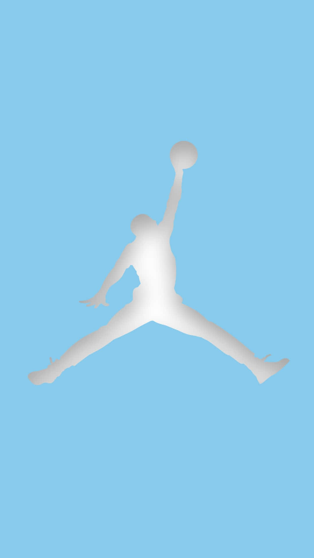 Immaginedi Uno Sfondo Per Telefono Con Il Logo Di Jordan. Sfondo