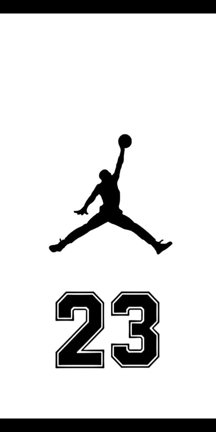 Få fingrene på den ikoniske stil af Nike Air Jordan Logo smartphone. Wallpaper