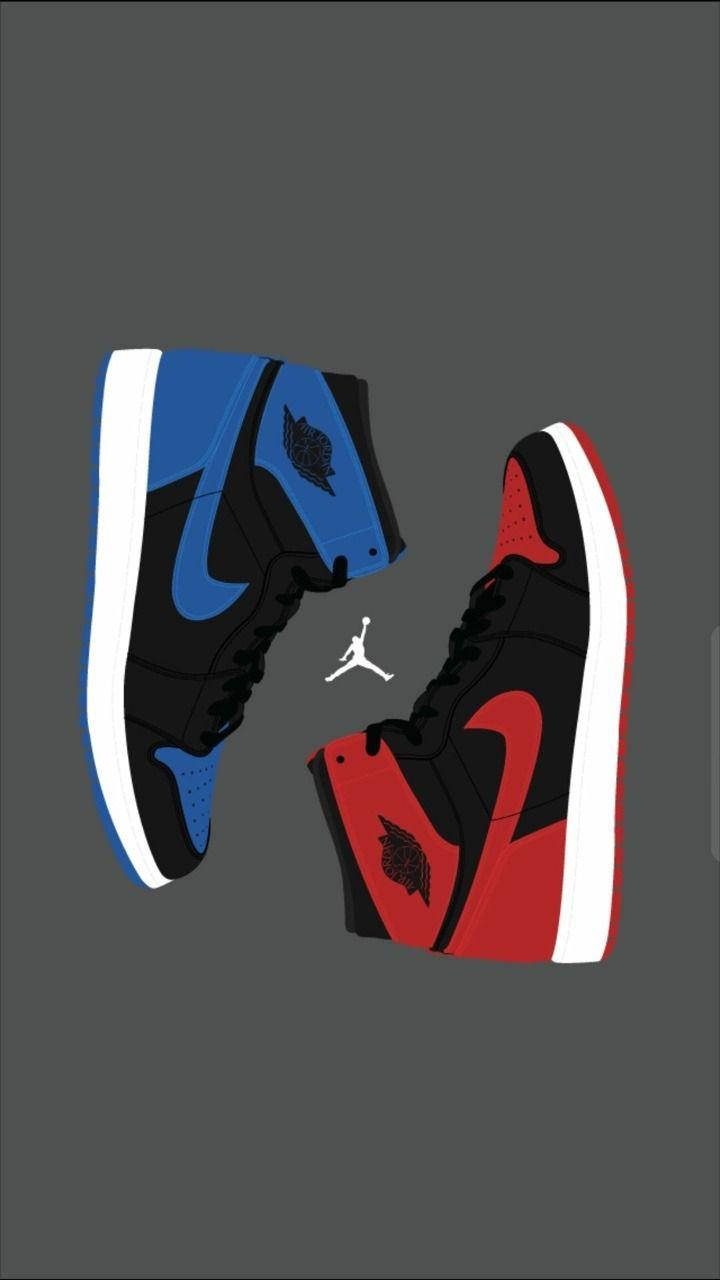 Loszapatos Jordan Que Simbolizan El Éxito. Fondo de pantalla