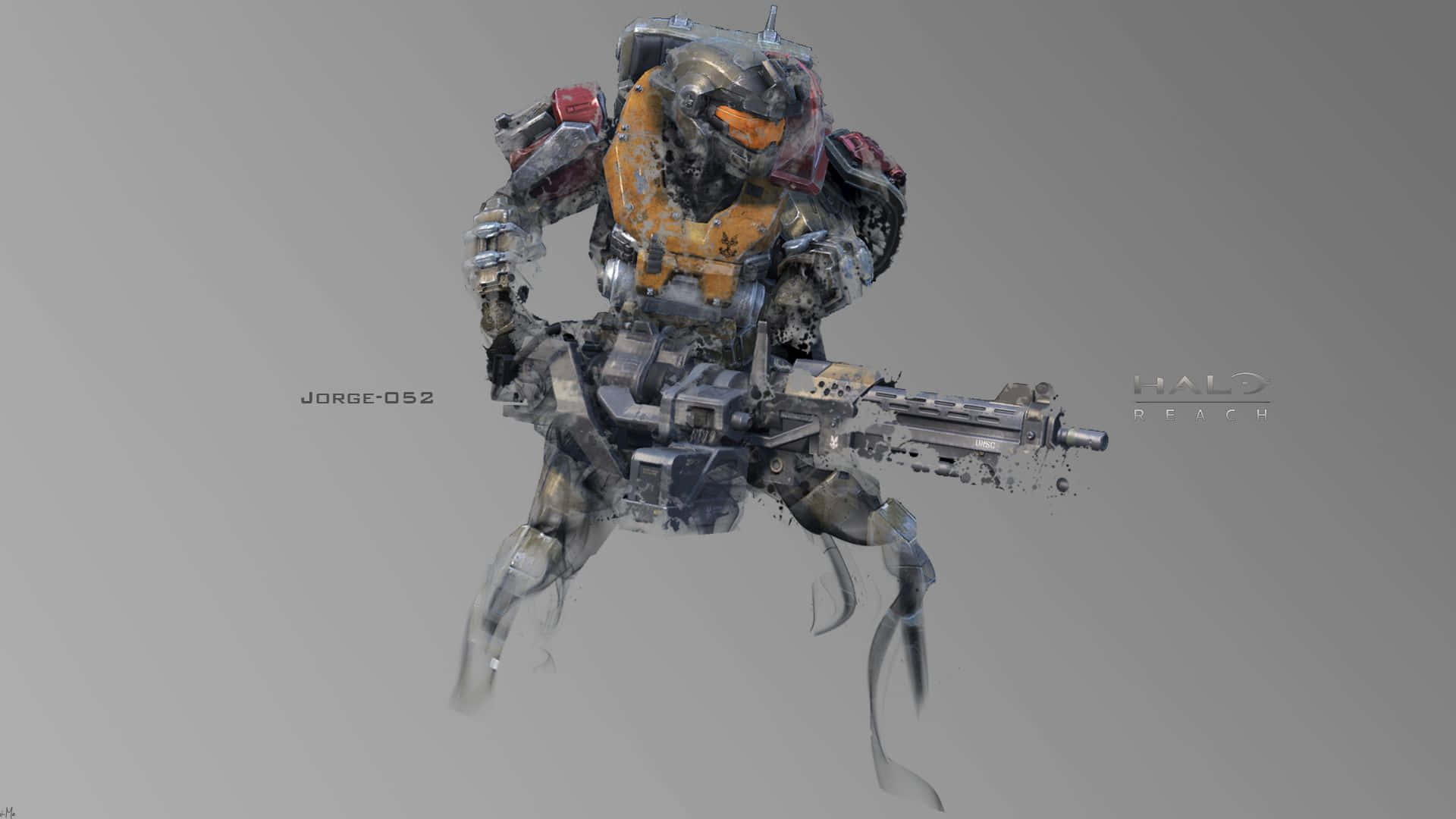 Jorge-052 in Noble Team's powerful Mjolnir armor Wallpaper