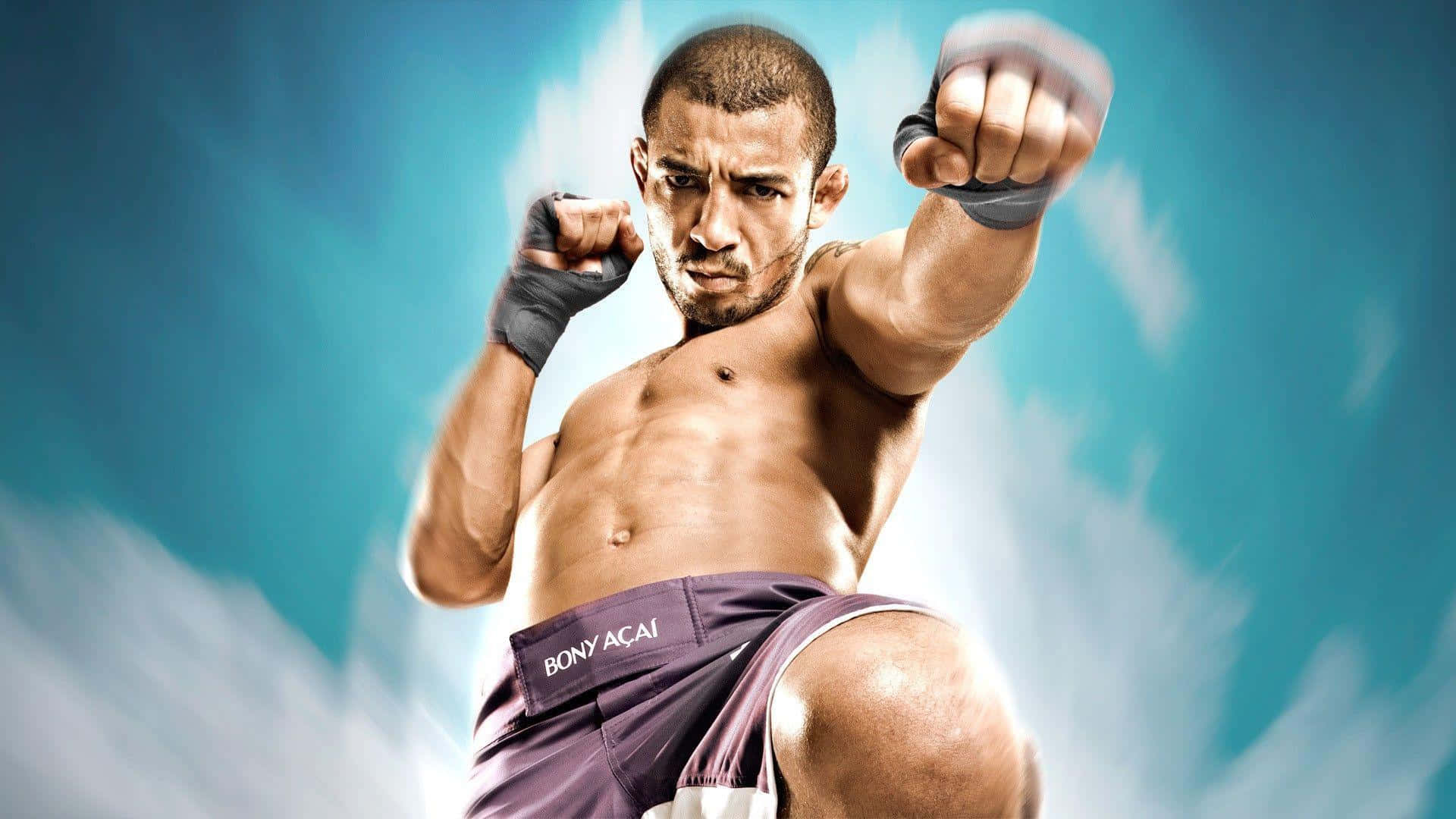 José Aldo Frygtløs Brasiliansk UFC Fighter Kunst Tapet Wallpaper