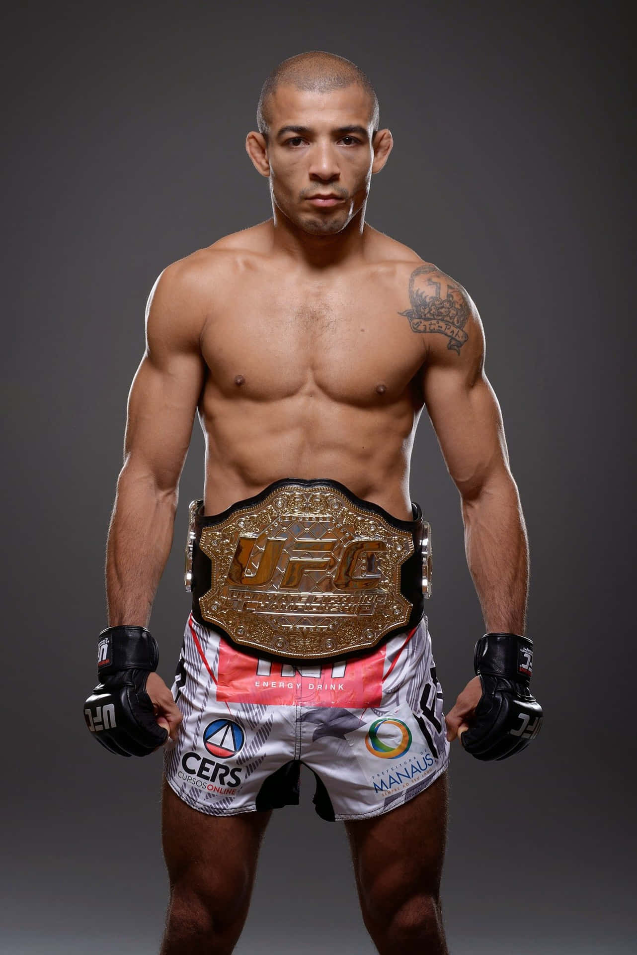 José Aldo UFC Featherweight Champion Portrait Wallpaper