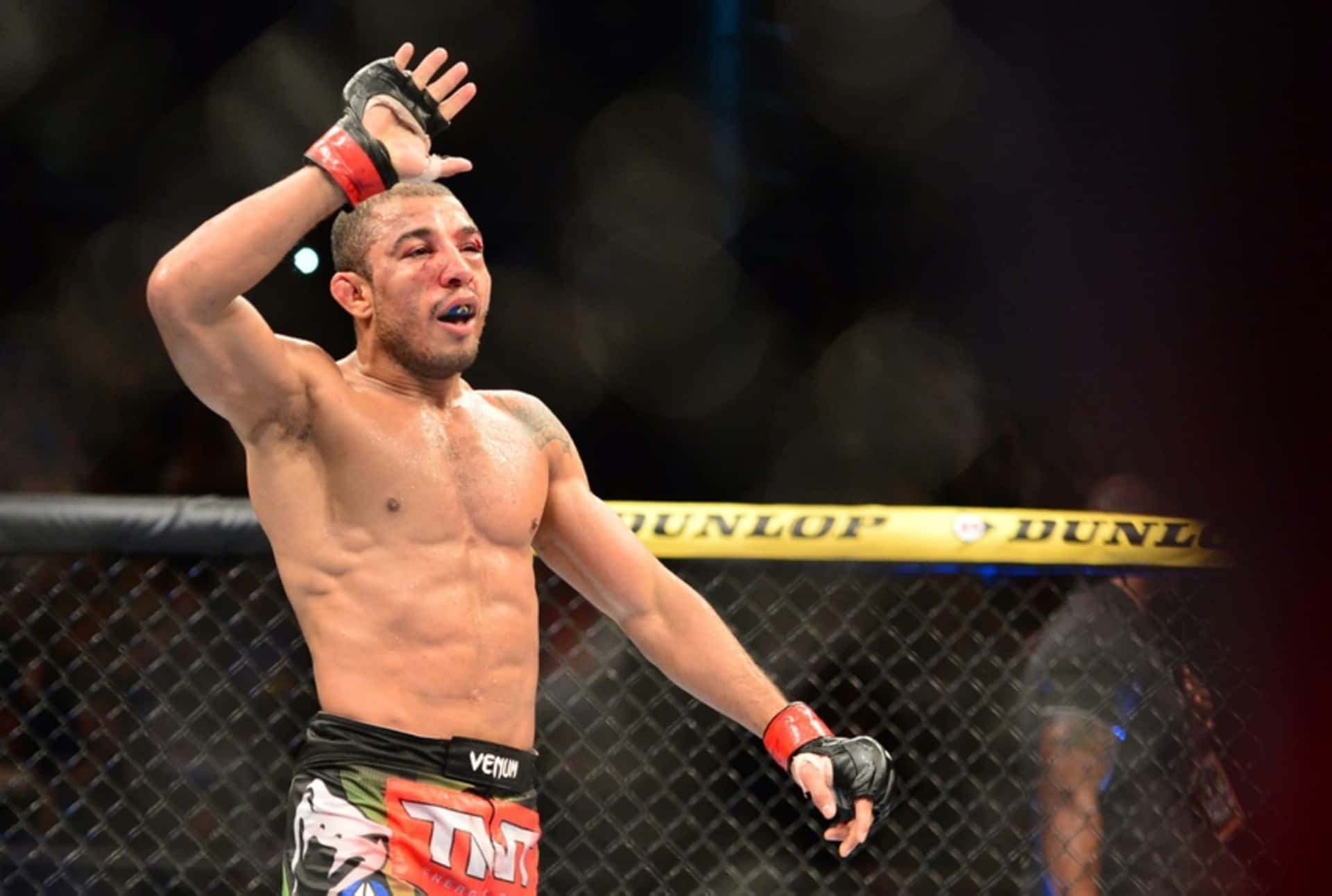 José Aldo Ultimate Fighting Championship Bloodied Face Wallpaper