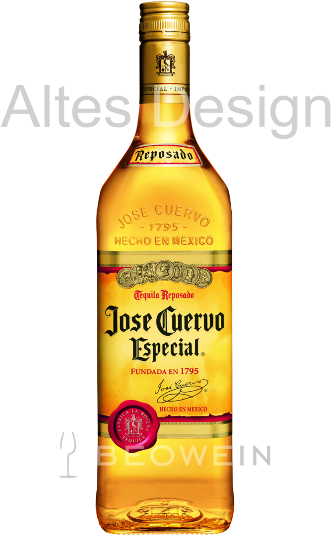 Jose Cuervo Especial Reposado Tequila Bottle PNG